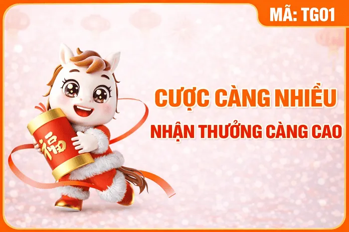 Cược càng nhiều nhận thưởng càng cao